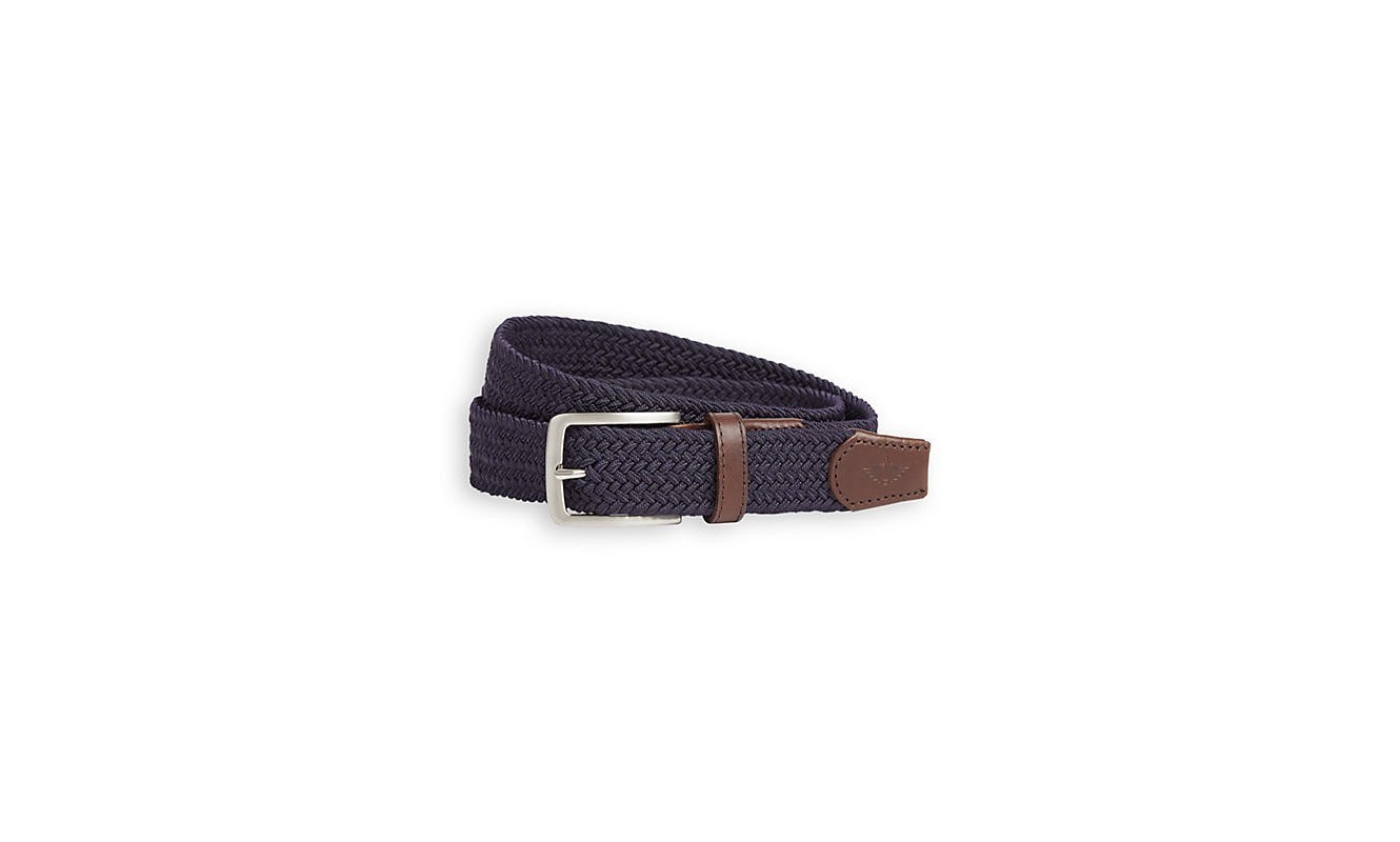 DOCKERS CASUAL BRAIDED COTTON BELT NAVY